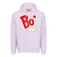 Lilac it's bo time Premium Hoodie - PixelWave
