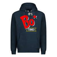 Navy it's bo time Premium Hoodie - PixelWave