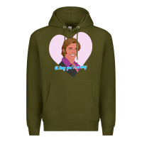 Army Green sexy rexy Premium Hoodie - PixelWave