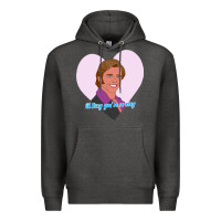 Charcoal Heather sexy rexy Premium Hoodie - PixelWave