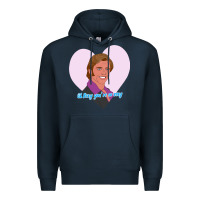 Navy sexy rexy Premium Hoodie - PixelWave