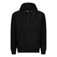 Black Kilroy was here (on RedBubble) gift Premium Hoodie - PixelWave