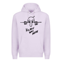 Lilac Kilroy was here (on RedBubble) gift Premium Hoodie - PixelWave