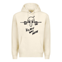 Tofu Kilroy was here (on RedBubble) gift Premium Hoodie - PixelWave