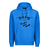 True Royal Kilroy was here (on RedBubble) gift Premium Hoodie - PixelWave