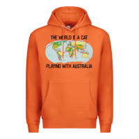 Carrot the world is a cat playing with australia 2020 shirt Premium Hoodie - PixelWave