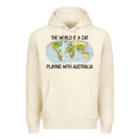 Tofu the world is a cat playing with australia 2020 shirt Premium Hoodie - PixelWave