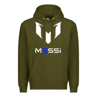 Army Green messi Premium Hoodie - PixelWave