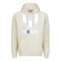 Oatmeal Heather messi Premium Hoodie - PixelWave
