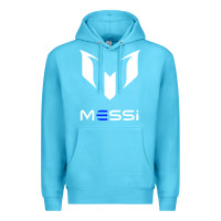 Ocean Blue messi Premium Hoodie - PixelWave