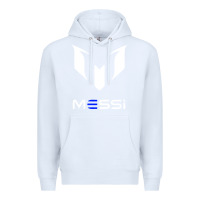 White messi Premium Hoodie - PixelWave