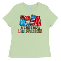 Matcha tasted like freedom Ladies Tee - RacoonDesign