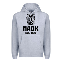 Heather Grey paok merch Premium Hoodie - PixelWave