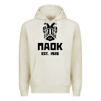 Oatmeal Heather paok merch Premium Hoodie - PixelWave