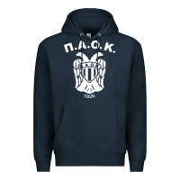 Navy paok merch Premium Hoodie - PixelWave