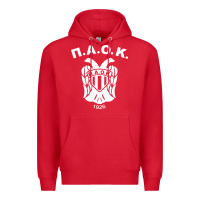 Red paok merch Premium Hoodie - PixelWave
