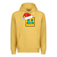 Antique Gold Geometry Dash Premium Hoodie - PixelWave
