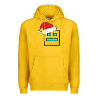 Lemon Geometry Dash Premium Hoodie - PixelWave