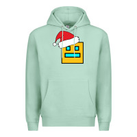Seafoam Geometry Dash Premium Hoodie - PixelWave
