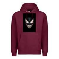 Burgundy The venom Premium Hoodie - PixelWave