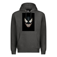 Charcoal Heather The venom Premium Hoodie - PixelWave