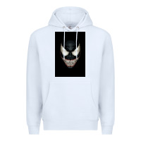 White The venom Premium Hoodie - PixelWave