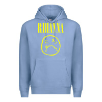 Colony Blue Grunge Rihanna Premium Hoodie - PixelWave