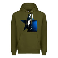 Army Green ringo starr 01 Premium Hoodie - PixelWave