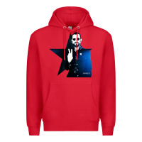 Red ringo starr 01 Premium Hoodie - PixelWave