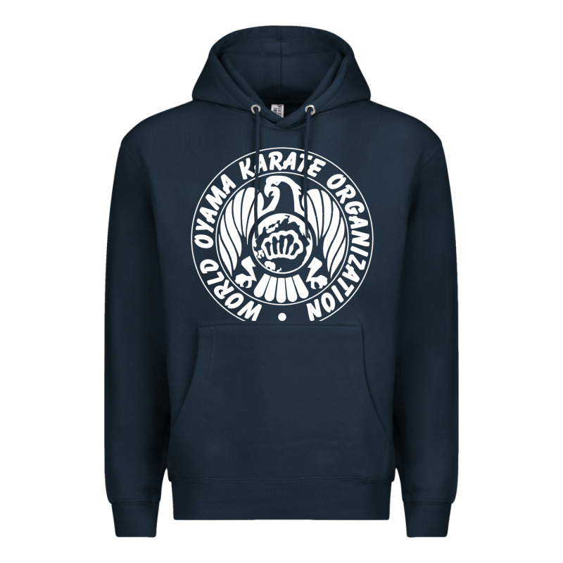 World Oyama Karate Organization ( White ) Premium Hoodie by PixelWave | Teevron