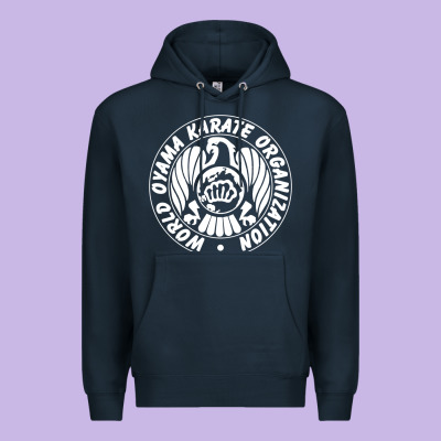 World Oyama Karate Organization ( White ) Premium Hoodie Designed By Pixelwave