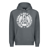 Rock World Oyama Karate Organization ( white ) Premium Hoodie - PixelWave