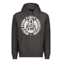 Smoke World Oyama Karate Organization ( white ) Premium Hoodie - PixelWave