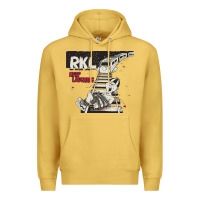 Antique Gold RKL Keep Laughing Essential Premium Hoodie - PixelWave