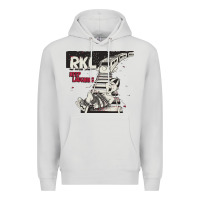 Dove Grey RKL Keep Laughing Essential Premium Hoodie - PixelWave