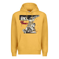 Mustard RKL Keep Laughing Essential Premium Hoodie - PixelWave