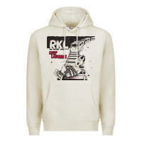 Oatmeal Heather RKL Keep Laughing Essential Premium Hoodie - PixelWave