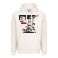 Pale Pink RKL Keep Laughing Essential Premium Hoodie - PixelWave