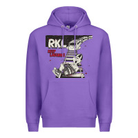 Purple RKL Keep Laughing Essential Premium Hoodie - PixelWave