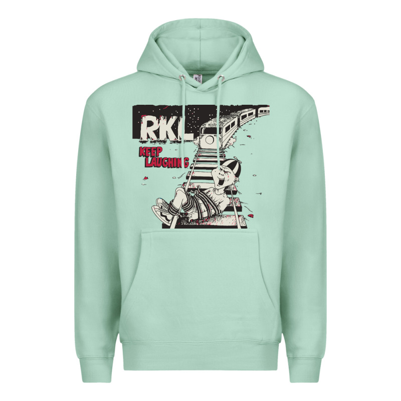 Rkl Keep Laughing Essential Premium Hoodie by PixelWave | Teevron