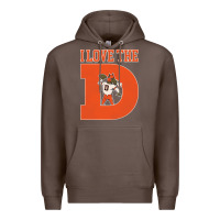Coffee i love the d broncos football quote Premium Hoodie - PixelWave