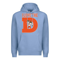 Colony Blue i love the d broncos football quote Premium Hoodie - PixelWave