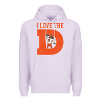 Lilac i love the d broncos football quote Premium Hoodie - PixelWave