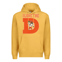 Mustard i love the d broncos football quote Premium Hoodie - PixelWave