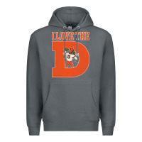 Rock i love the d broncos football quote Premium Hoodie - PixelWave