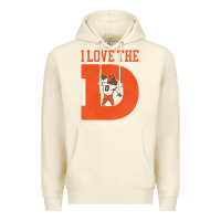 Sandshell i love the d broncos football quote Premium Hoodie - PixelWave