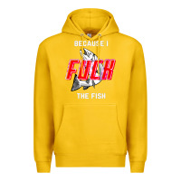 Lemon because i fuck the fish Premium Hoodie - PixelWave