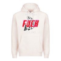 Pale Pink because i fuck the fish Premium Hoodie - PixelWave