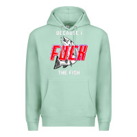 Seafoam because i fuck the fish Premium Hoodie - PixelWave