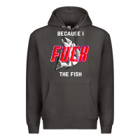 Smoke because i fuck the fish Premium Hoodie - PixelWave